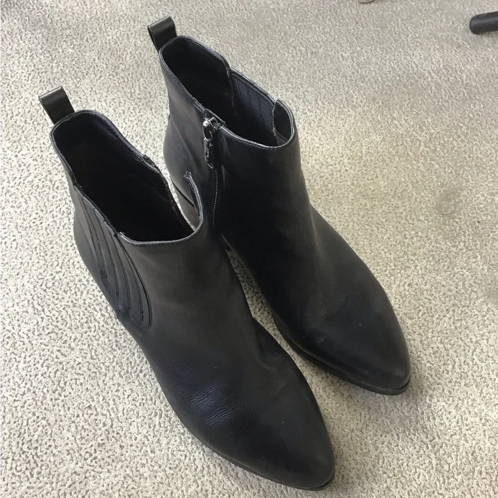 Blondo Waterproof Leather Ankle Boots - Size 8.5 - Picture 5 of 10